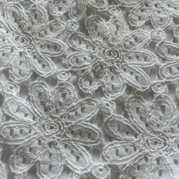 White Lace Shorts, Sz S - Picture 4 of 6